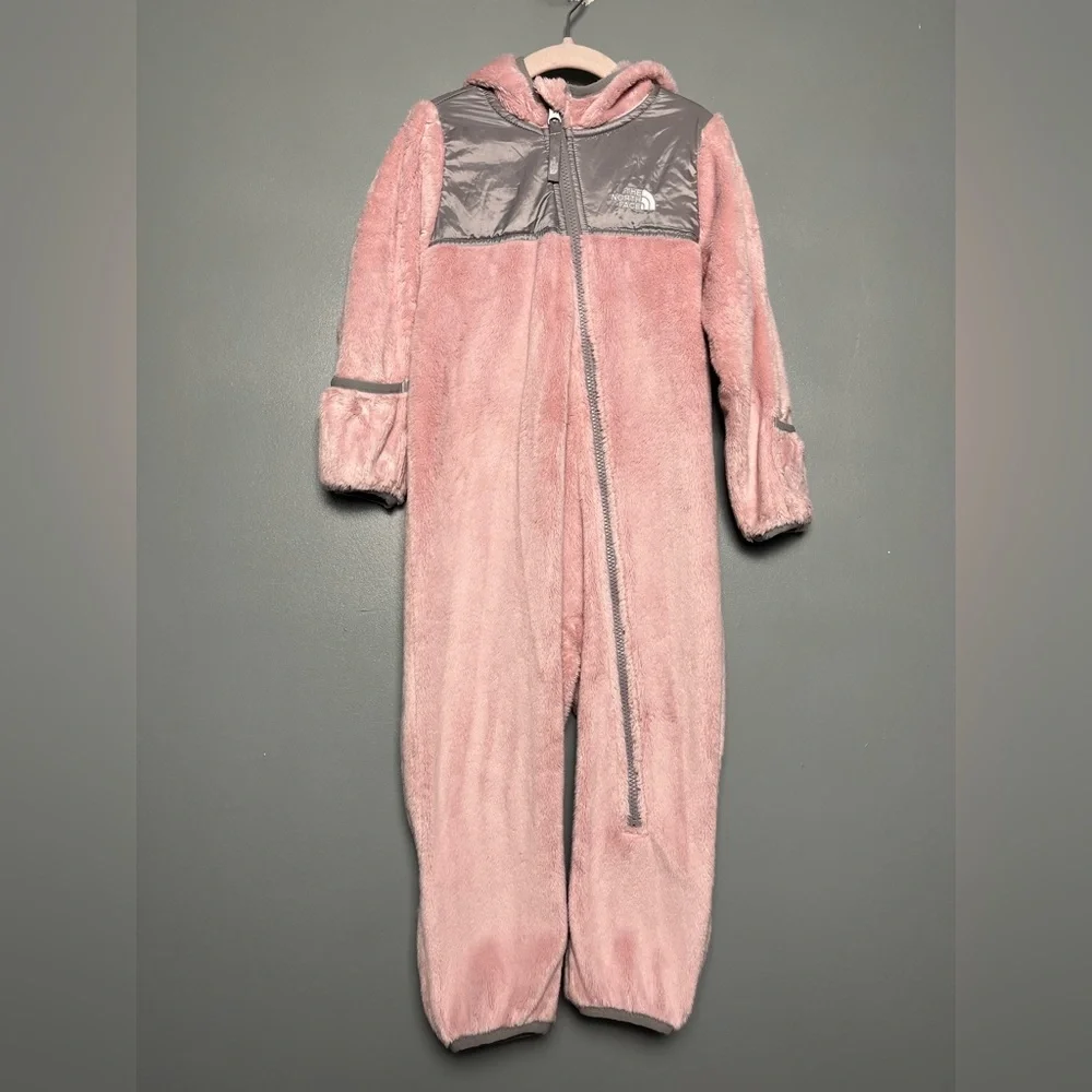The North Face Toddler Oso Pink Fleece One Piece Girl’s Size 18-24 Months Winter